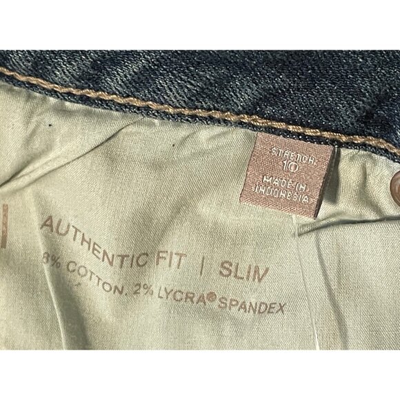 J Jill jeans womens 10 31 x 32 authentic fit slim leg stretch blue new - Picture 6 of 10